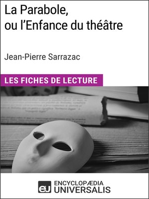 cover image of La Parabole, ou l'Enfance du théâtre de Jean-Pierre Sarrazac